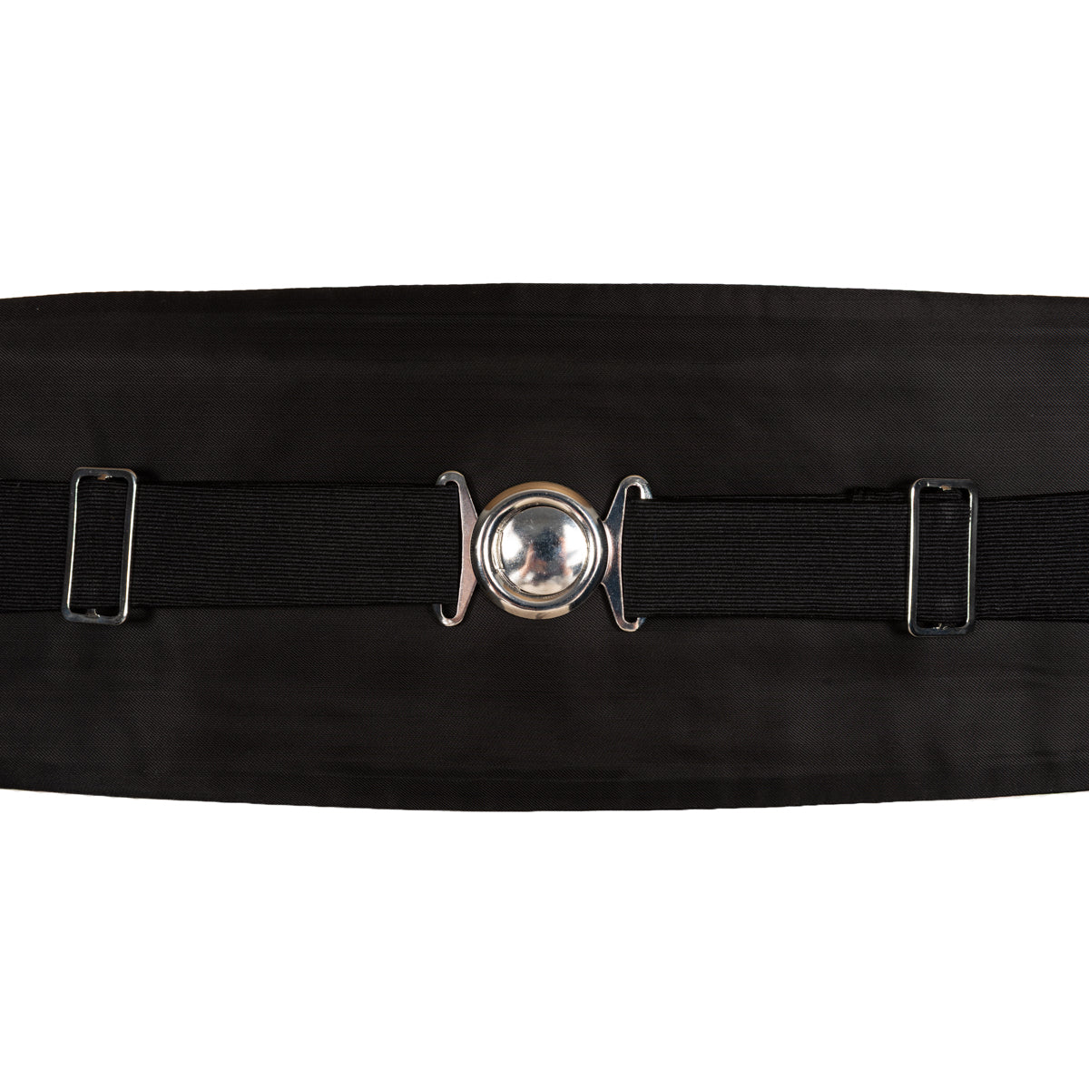 Grosgrain Cummerbund - Black - Silk