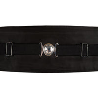 Grosgrain Cummerbund - Black - Silk