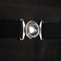 Grosgrain Cummerbund - Black - Silk