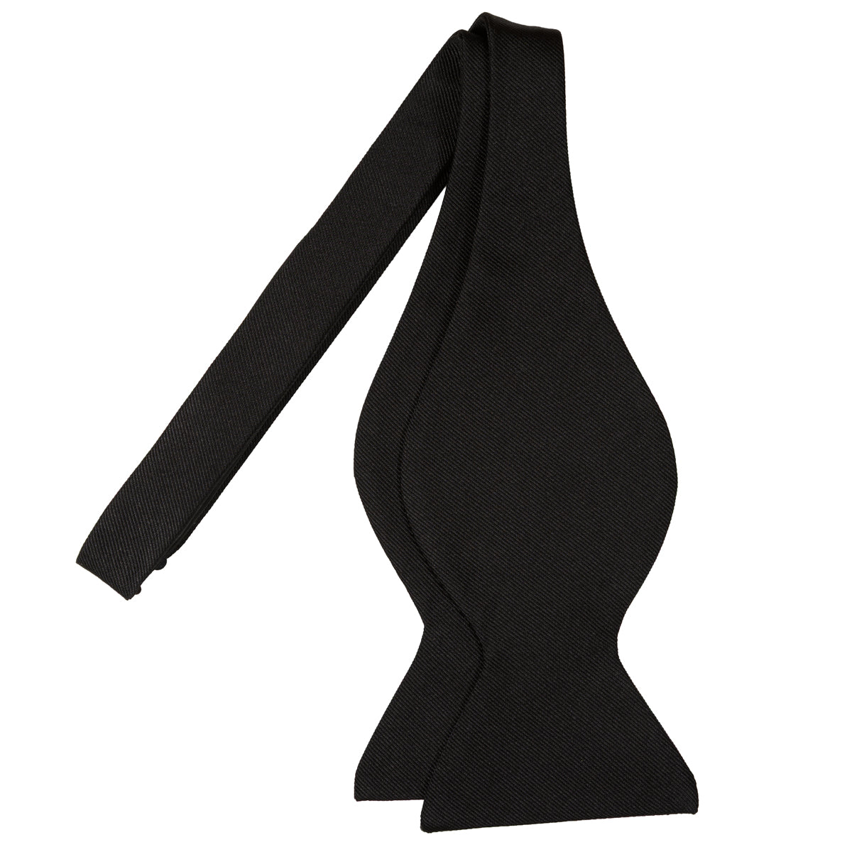 Butterfly Grosgrain Bow Tie - Black - Silk