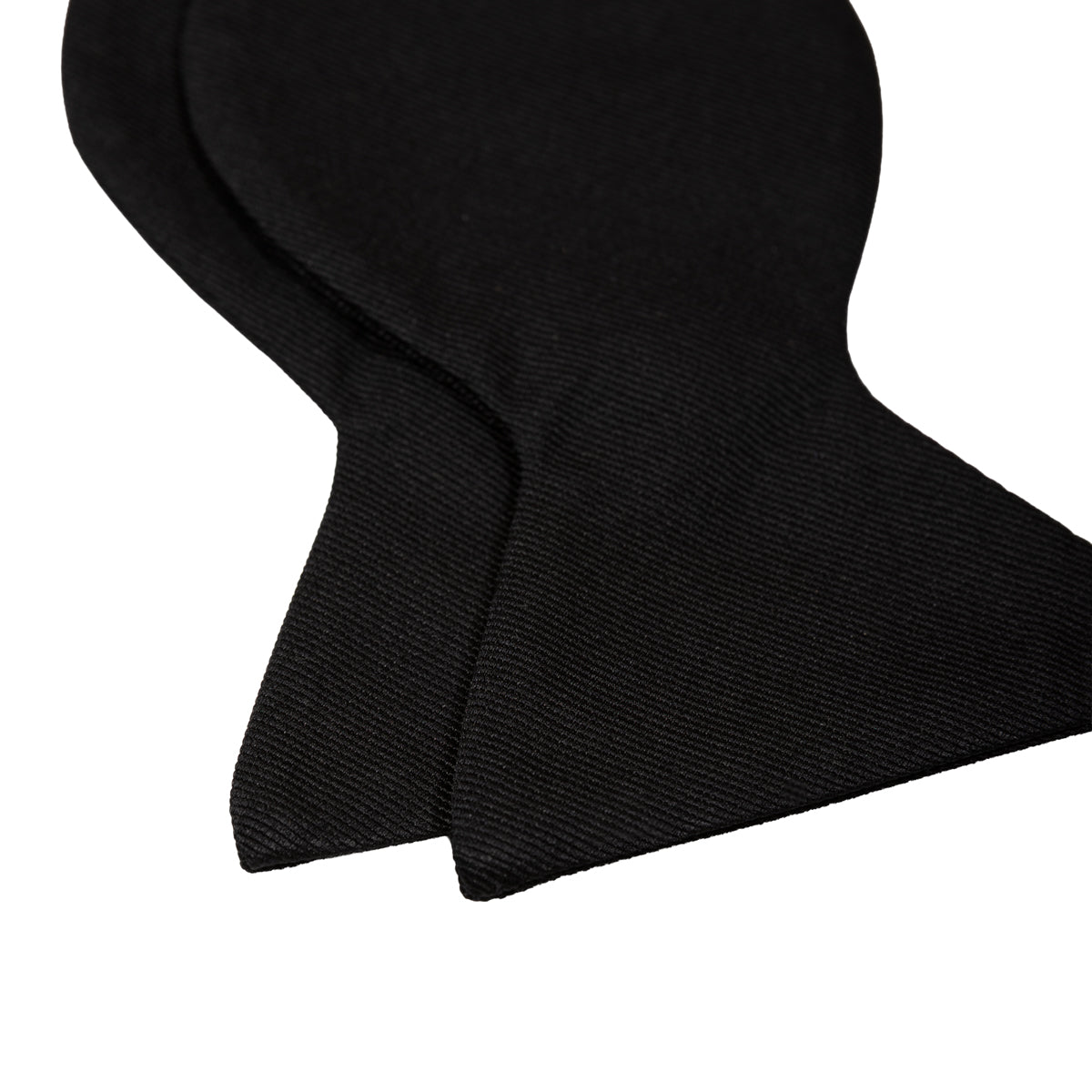 Butterfly Grosgrain Bow Tie - Black - Silk