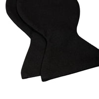 Butterfly Grosgrain Bow Tie - Black - Silk