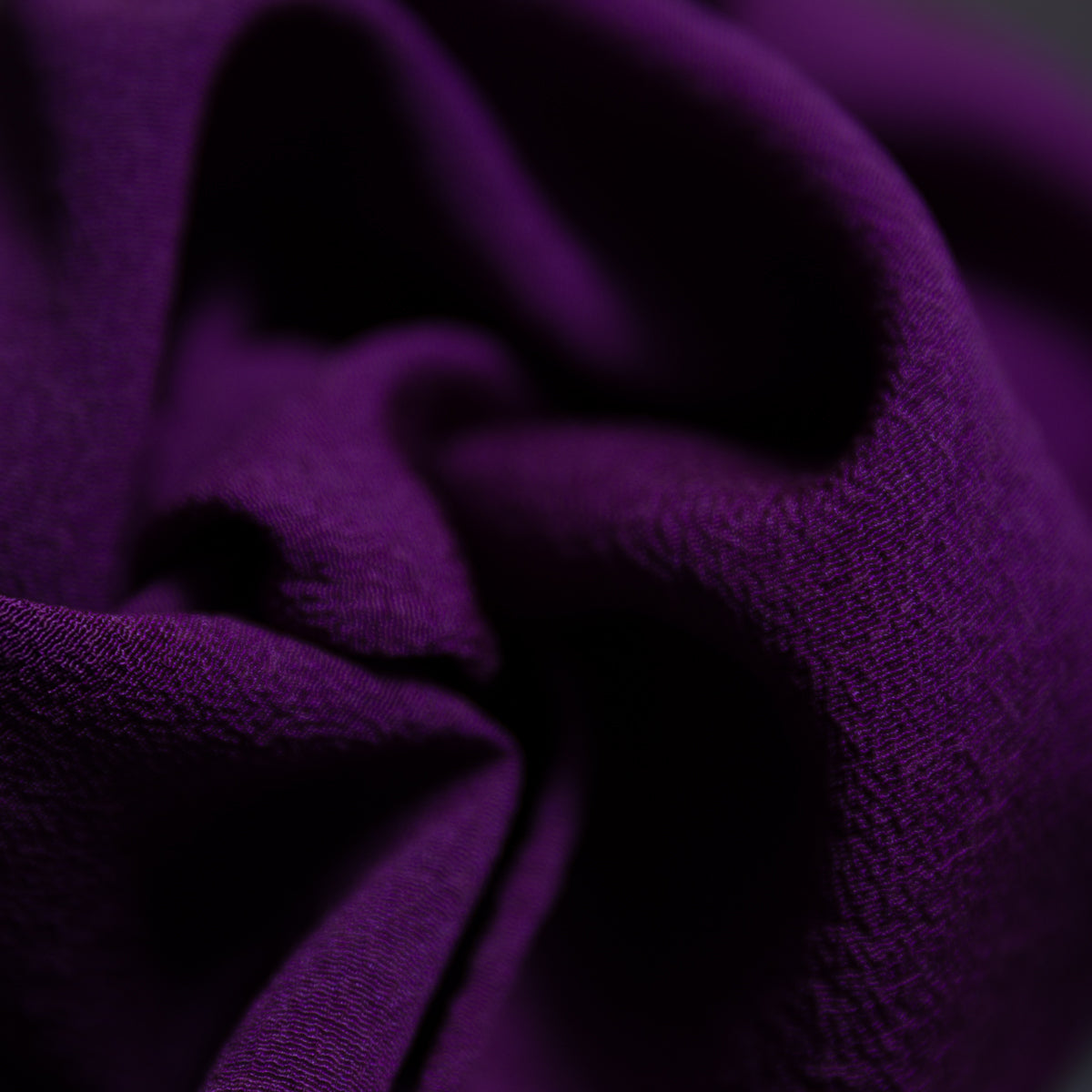 Vintage Kimono Silk Pocket Square - Purple