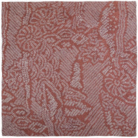 Vintage Kimono Silk Pocket Square - Peach