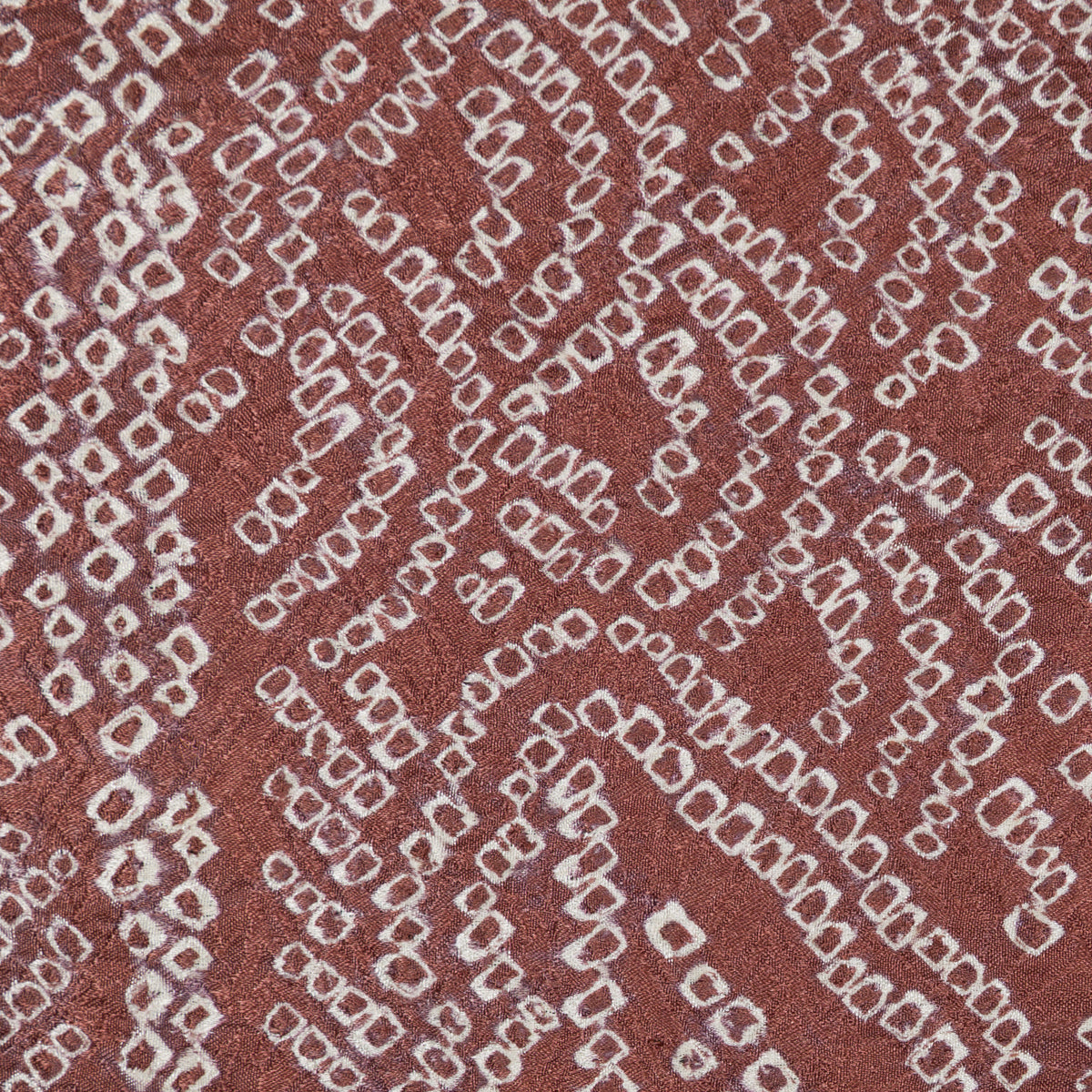Vintage Kimono Silk Pocket Square - Peach