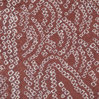 Vintage Kimono Silk Pocket Square - Peach