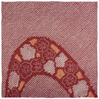 Vintage Kimono Silk Pocket Square - Cherry
