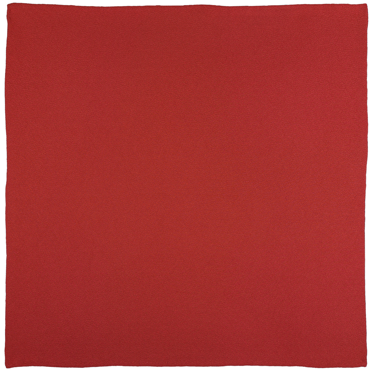Vintage Kimono Silk Pocket Square - Red