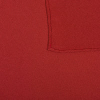 Vintage Kimono Silk Pocket Square - Red