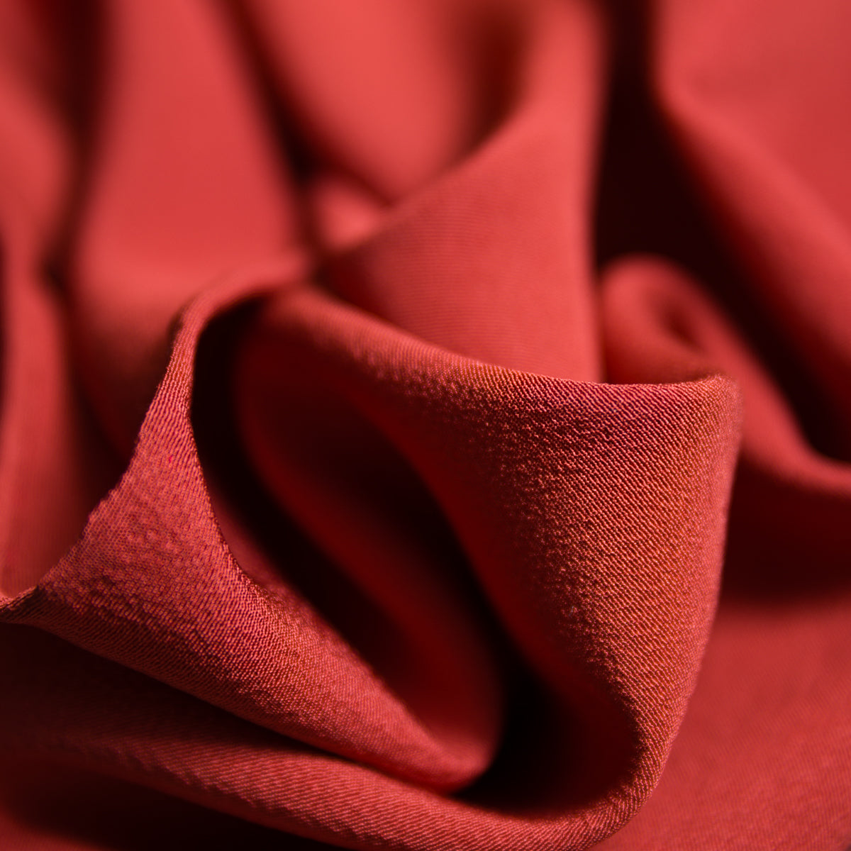 Vintage Kimono Silk Pocket Square - Red