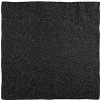 Vintage Kimono Silk Pocket Square - Black