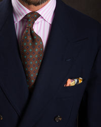 Bangkok Travel Poster Silk Pocket Square - 40x40cm