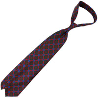 Ancient Madder Silk Tie - Cherry - Hand-Rolled