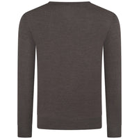 Merino Wool Crew Neck Sweater - Hazelnut