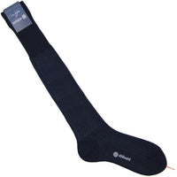 Knee Socks - Shadow Stripes - Navy / Petrol - Pure Cotton