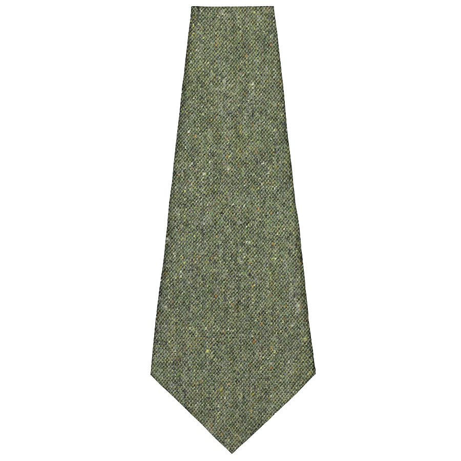 Vintage Donegal Wool Bespoke Tie - Green