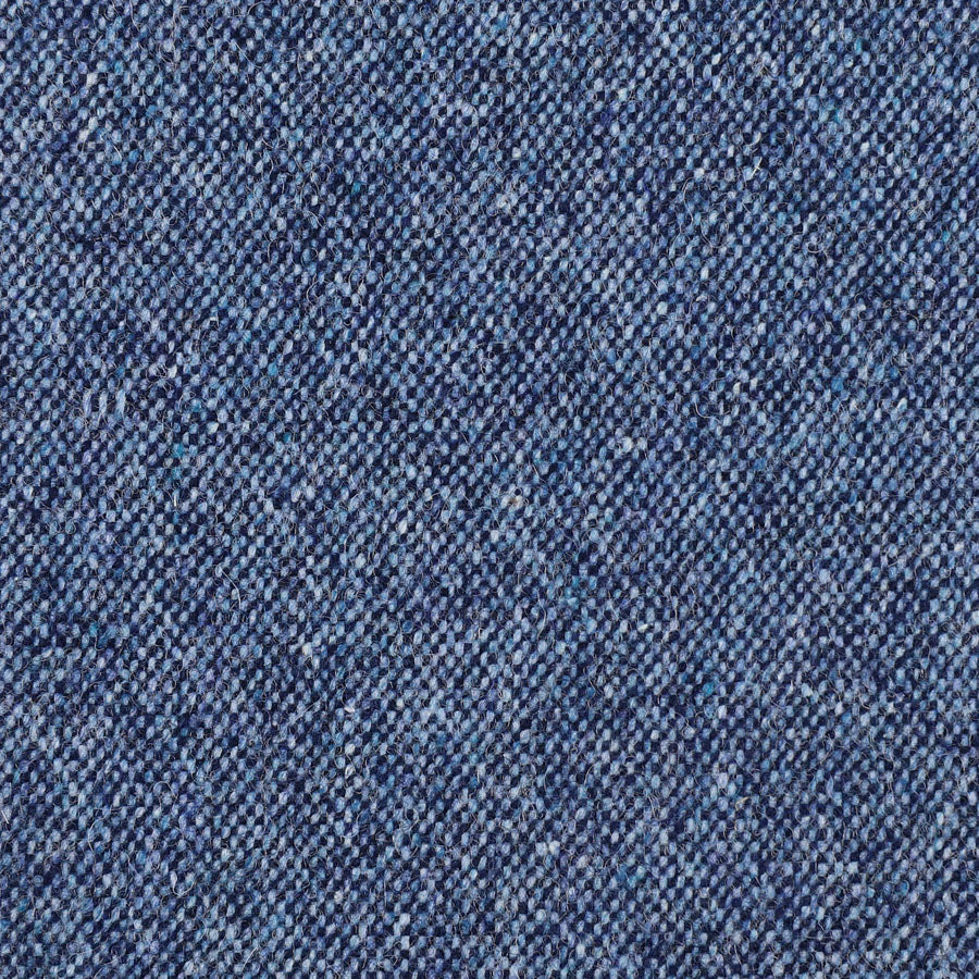 Vintage Donegal Wool Bespoke Tie - Blue