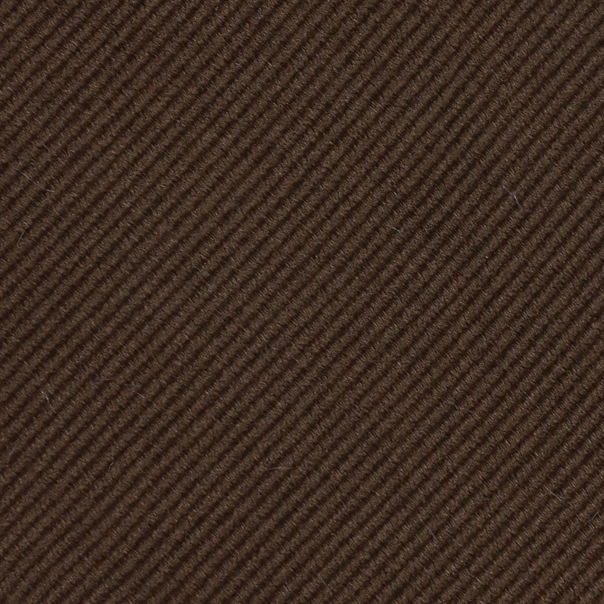 Plain Repp Bespoke Silk Tie - Brown