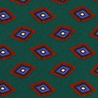 Ancient Madder Silk Bespoke Tie - Forest