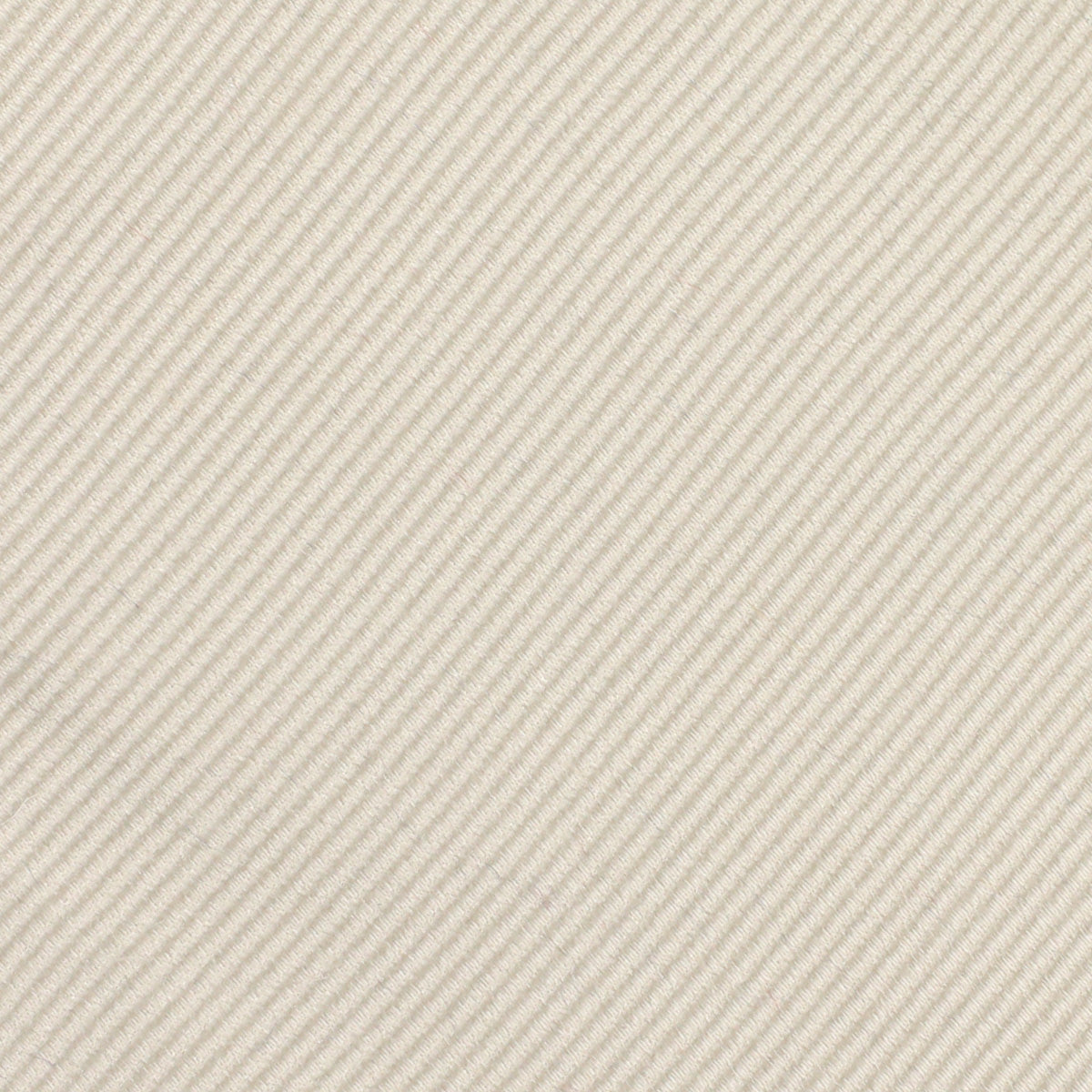 Plain Repp Bespoke Silk Tie - Cream