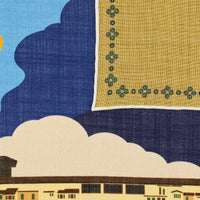 Ponte Vecchio Wool / Silk Pocket Square - Yellow - 40x40cm