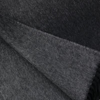 Faded Zibellino Cashmere Scarf - Charcoal / Grey