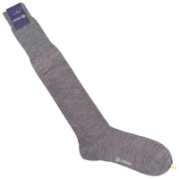 Knee Socks - Dots - Grey - Wool