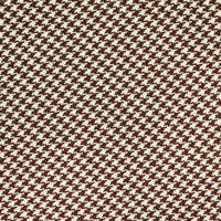 Vintage Houndstooth Bespoke Wool Tie - Brown