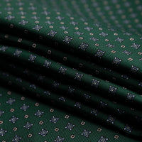 Floral Printed Silk Bespoke Tie - Forest