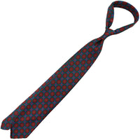 Ancient Madder Silk Tie - Forest - Hand-Rolled