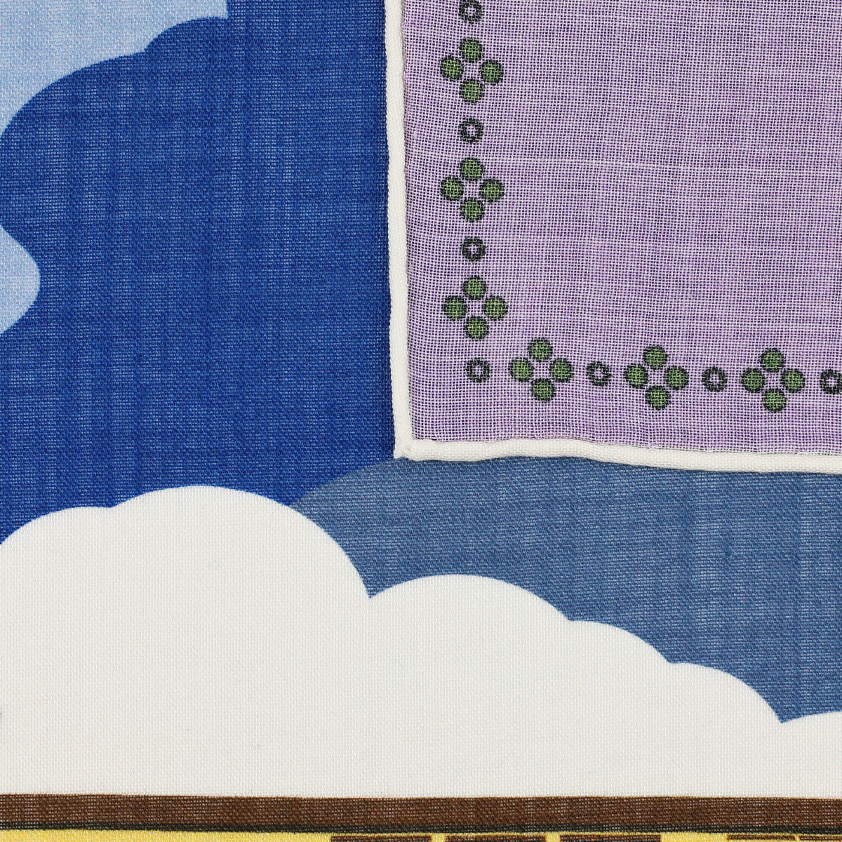 Ponte Vecchio Wool / Silk Pocket Square - Lilac - 40x40cm