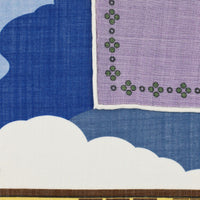 Ponte Vecchio Wool / Silk Pocket Square - Lilac - 40x40cm