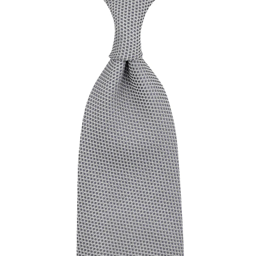 Wedding Set - Silver Grenadine Tie / Pocket Square / Socks