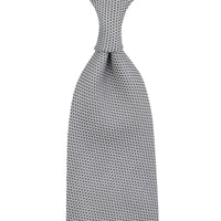 Wedding Set - Silver Grenadine Tie / Pocket Square / Socks