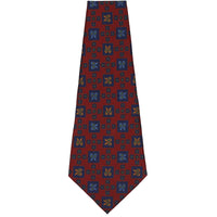 Ancient Madder Silk Bespoke Tie - Burgundy