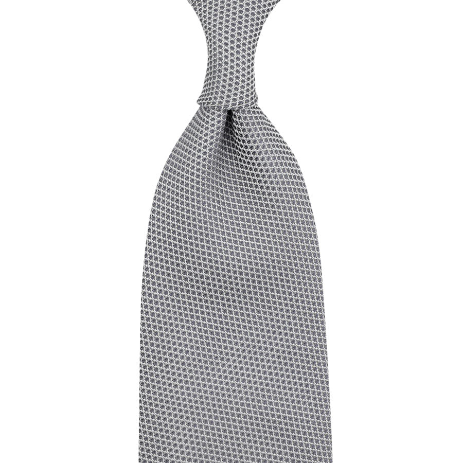 Grenadine / Garza Fina Tie - Silver - Hand-Rolled