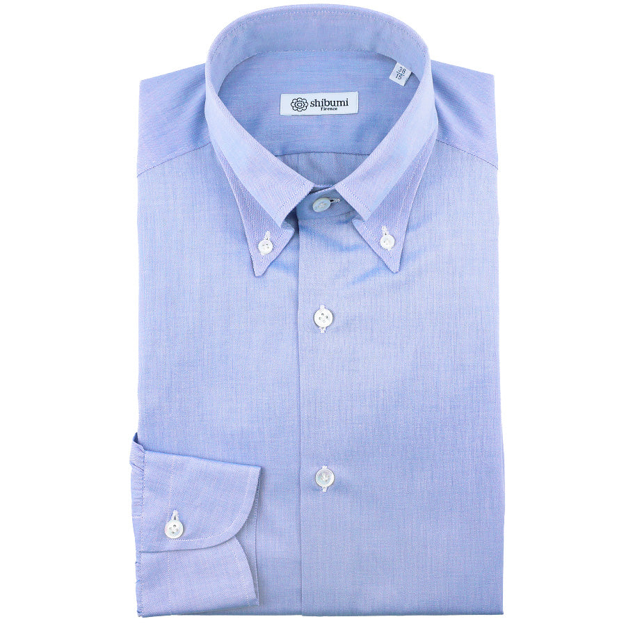 Light Chambray Button Down Shirt - Blue