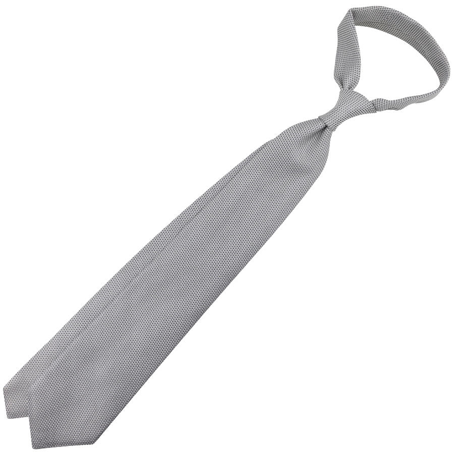 Grenadine / Garza Fina Tie - Silver - Self-Tipped