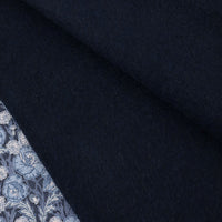 Printed Silk / Cashmere Scarf - Blue / Navy