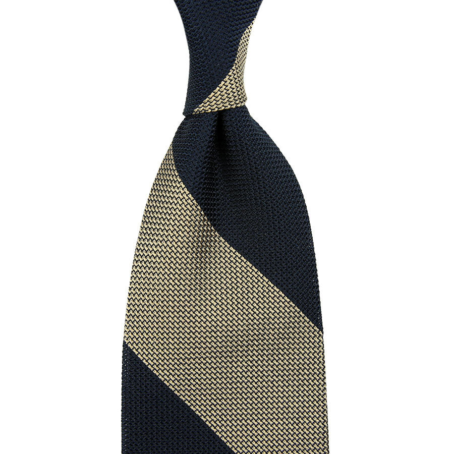 3x Block Stripe Fina Grenadine Ties - Colors Selectable