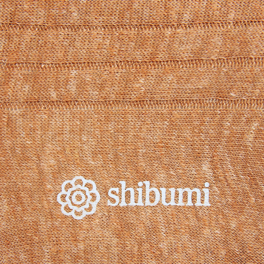 Knee Socks - Ribbed - Mango - Linen