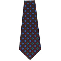 Ancient Madder Silk Bespoke Tie - Burgundy