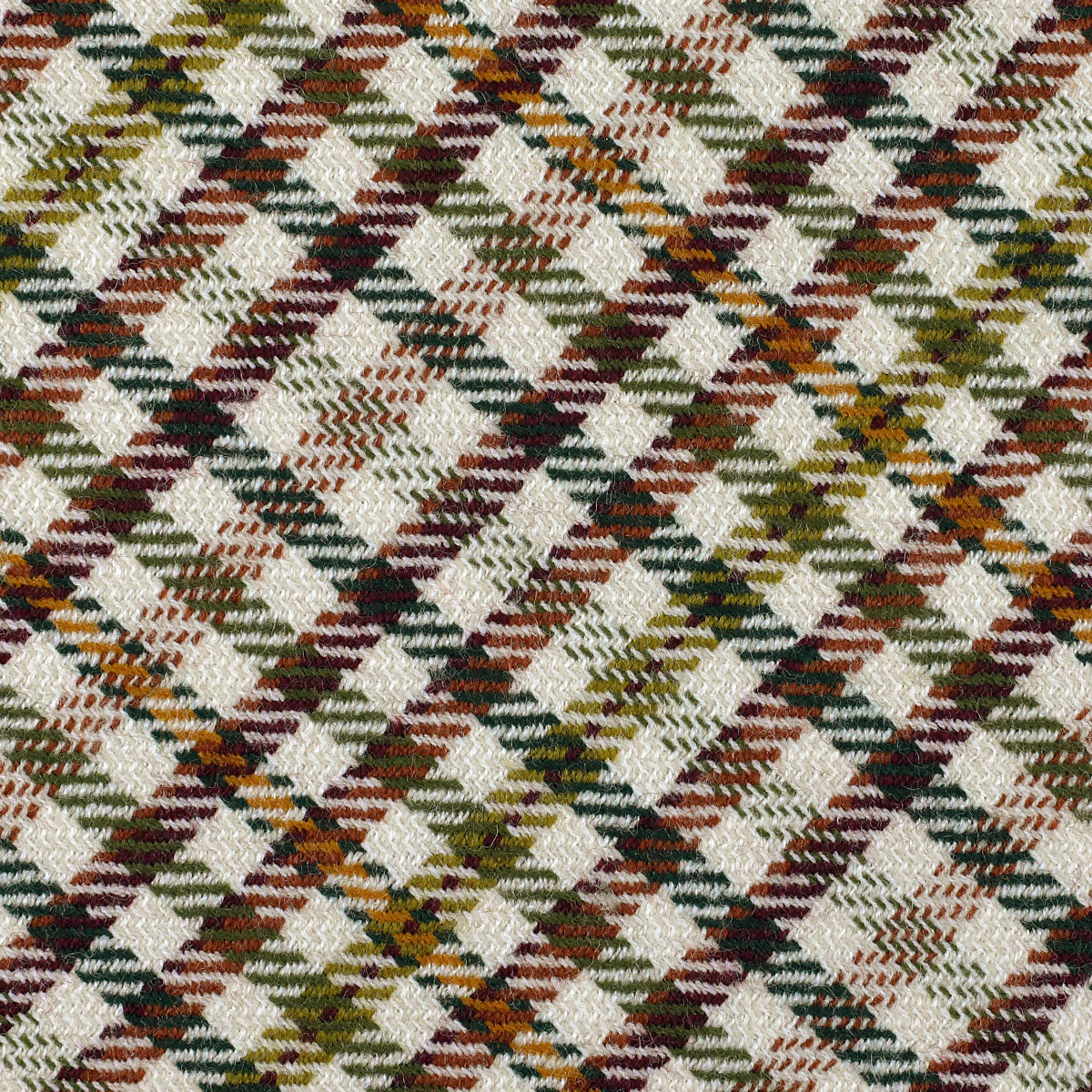 Checked Bespoke Wool Tie - Multicolor