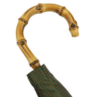 Shibumi x Mario Talarico Travel Umbrella Olive Dots - Bamboo