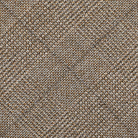 Vintage Checked Bespoke Wool Tie - Brown
