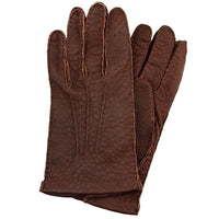 Peccary Gloves Unlined - Brown