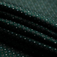 Floral Printed Silk Bespoke Tie - Forest
