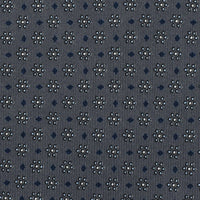 Floral Printed Silk Bespoke Tie - Grey