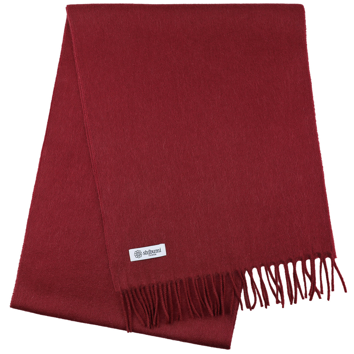Cashmere Scarf - Cherry - Plain