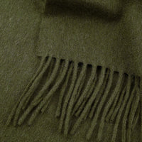 Cashmere Scarf - Dark Olive Mottled